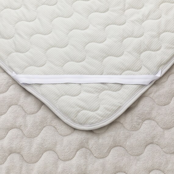 両面使えるゴムバンド付き 敷きパッド ダブル(Nウォーム GY D A2410) 14枚目画像