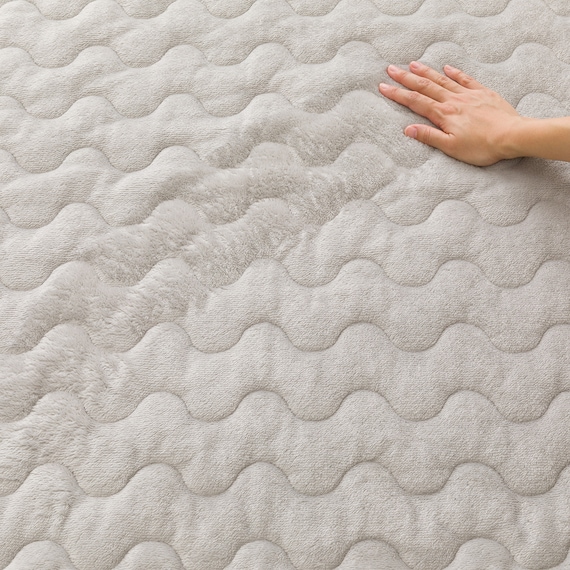 両面使えるゴムバンド付き 敷きパッド ダブル(Nウォーム GY D A2410) 15枚目画像