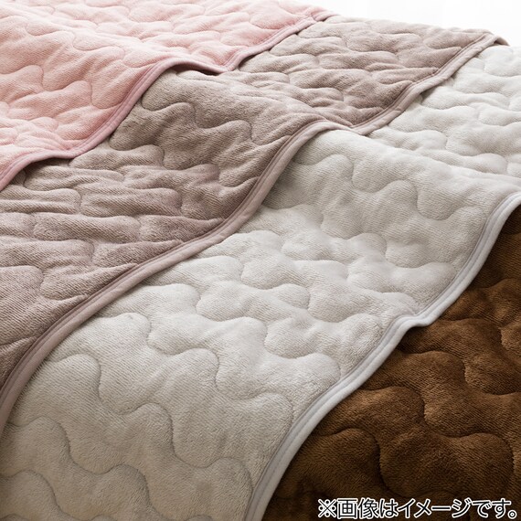 両面使えるゴムバンド付き 敷きパッド ダブル(Nウォーム GY D A2410) 17枚目画像