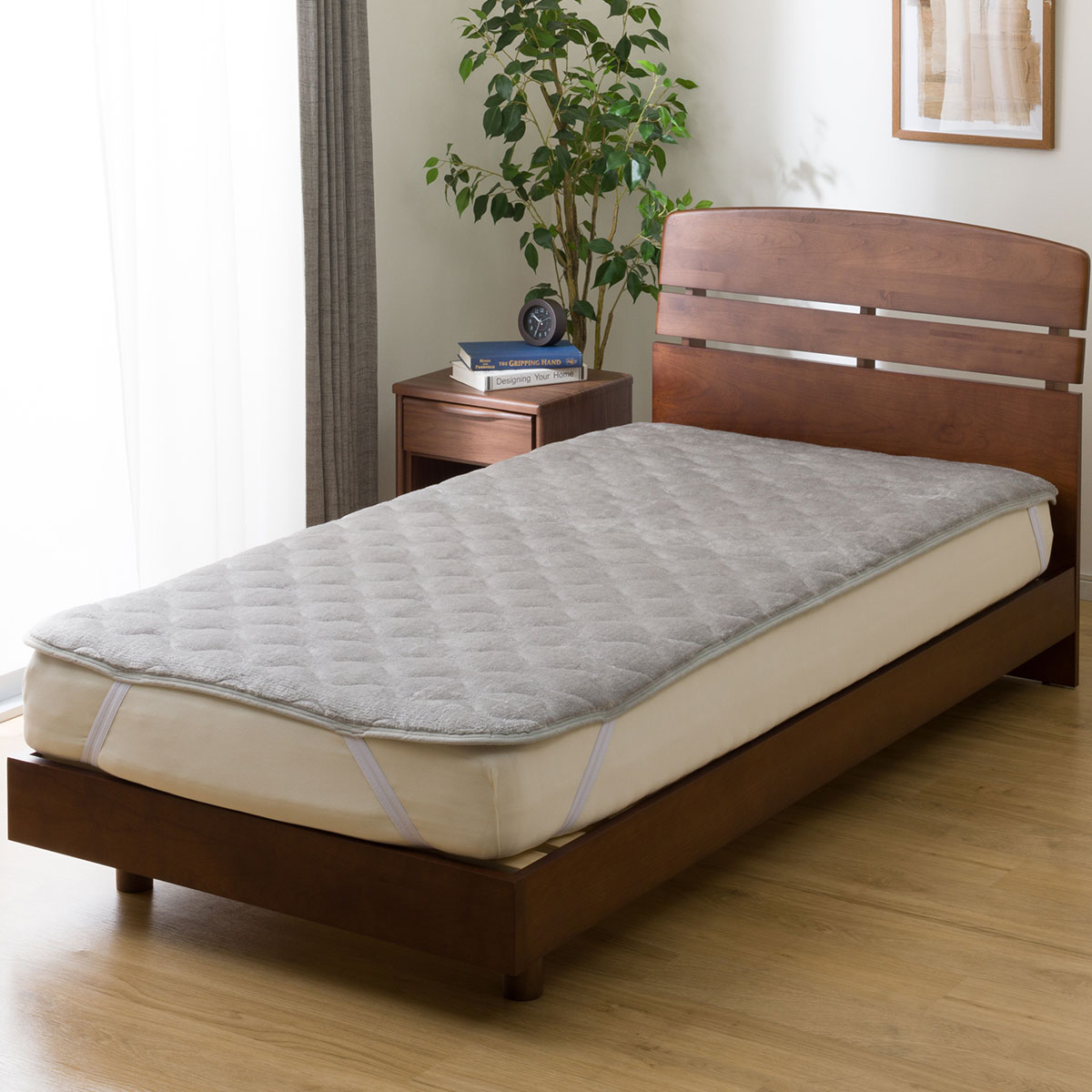 【専用】Nスリープ　セミダブル　マットレス　敷きパッドつき vap0118n0002_d001.jpg