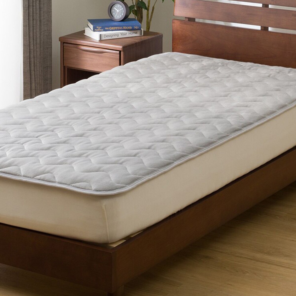 置くだけ簡単 敷きパッド ダブル(NウォームSP GY D A2411) | ニトリ