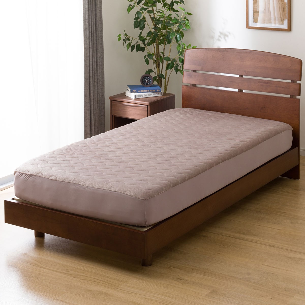 ニトリ BOXパッド　Nウォーム セミダブル BOXパッド セミダブル(NウォームWSP GY SD A2412) | ニトリ