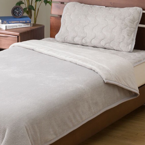 2枚合わせ毛布 クイーン(Nウォーム GY Q A2410) 2枚目画像