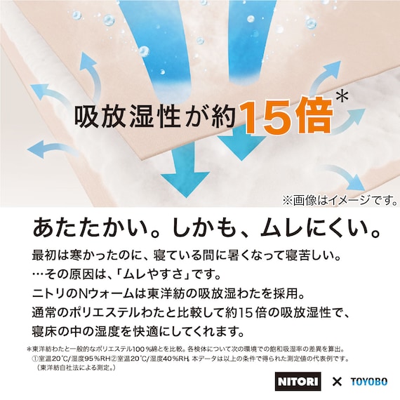2枚合わせ毛布 クイーン(Nウォーム GY Q A2410) 11枚目画像