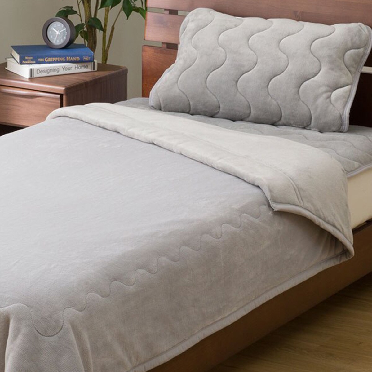 2枚合わせ毛布 セミダブル(NウォームSP GY SDA2411) | ニトリネット