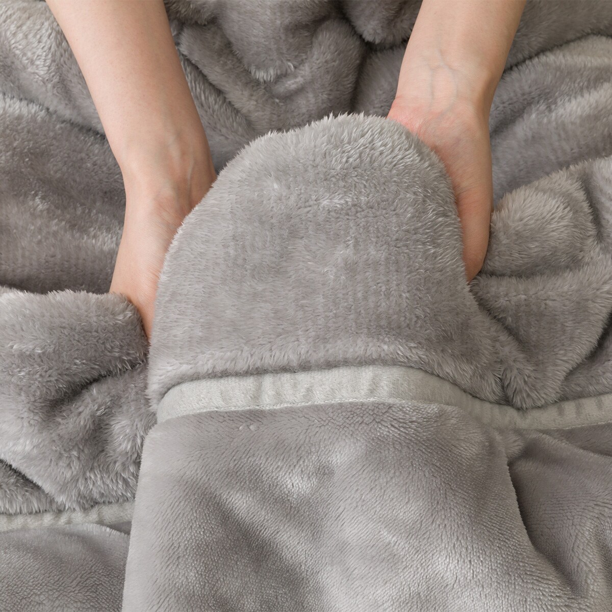 2枚合わせ毛布 クイーン(NウォームWSP GY Q A2412) | ニトリネット