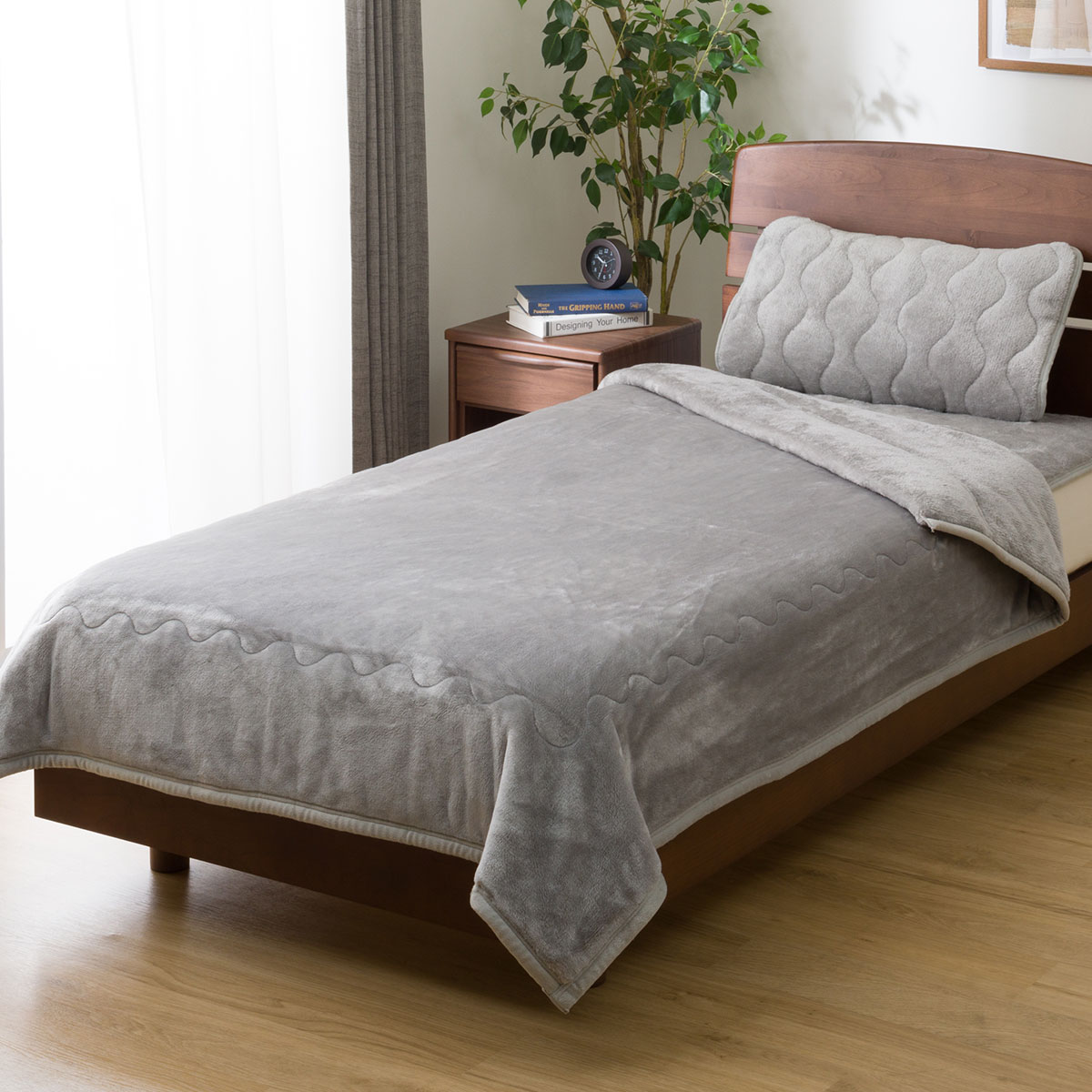 2枚合わせ毛布 クイーン(NウォームWSP GY Q A2412) | ニトリネット
