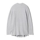 WOMEN ふわふわカーディガン(HK4 GY F) 2枚目画像