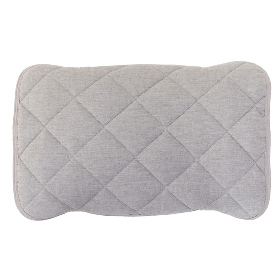 両面使えるピローパッド(フラノ&ワッフル GY A2406) 2枚目画像