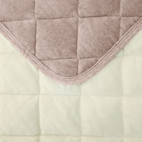 置くだけ簡単 敷パッド ダブル(あったかベロア D A2408) 14枚目画像