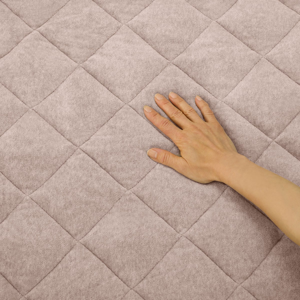 置くだけ簡単 敷パッド ダブル(あったかベロア D A2408) | ニトリ