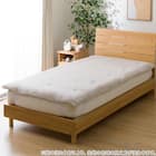 ゴムバンド付き 敷パッド シングル(Uラビットタッチ MO S A2405) 1枚目画像