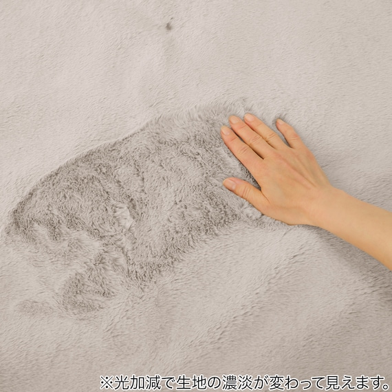 ゴムバンド付き 敷パッド シングル(Uラビットタッチ MO S A2405) 12枚目画像