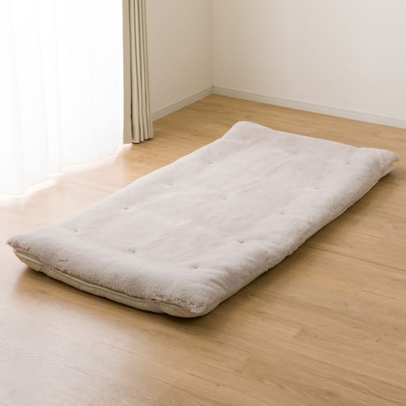 ゴムバンド付き 敷パッド セミダブル(Uラビットタッチ MO SD A2405) 2枚目画像