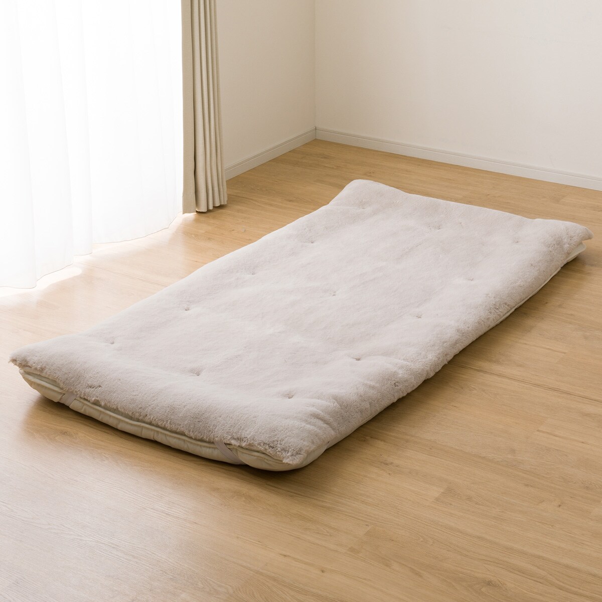 ゴムバンド付き 敷パッド ダブル(Uラビットタッチ MO D A2405