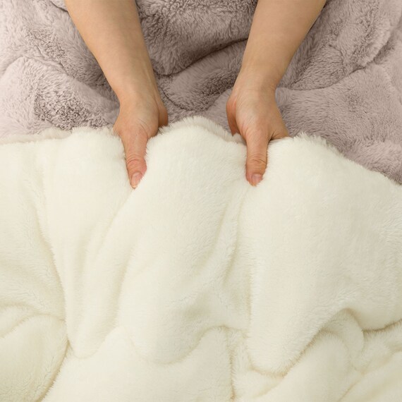 毛布 ダブル(Uラビットタッチ MO D A2405) 10枚目画像