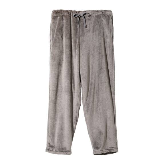 MENえり付き上下セット 着る毛布(NウォームWSP DGY L) 11枚目画像