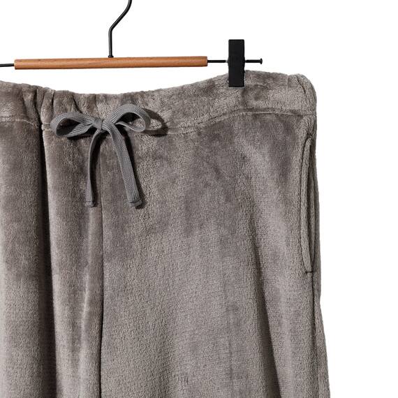 MENえり付き上下セット 着る毛布(NウォームWSP DGY L) 13枚目画像