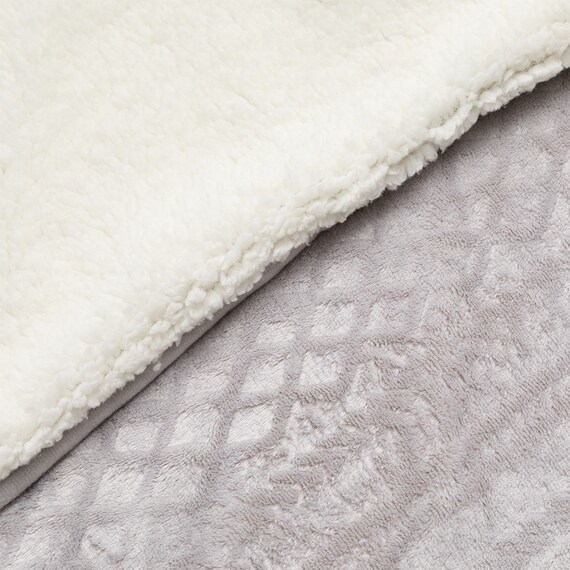 着る毛布 5wayブランケット(Nウォーム ケーブル LGY) 11枚目画像