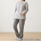 WOMEN ボアフリース上下セット M(NウォームSP GY) 4枚目画像
