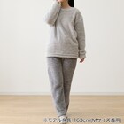 WOMEN ボアフリース上下セット M(NウォームSP GY) 5枚目画像