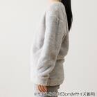 WOMEN ボアフリース上下セット M(NウォームSP GY) 7枚目画像