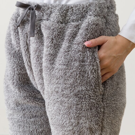 WOMEN ボアフリース上下セット M(NウォームSP GY) 15枚目画像