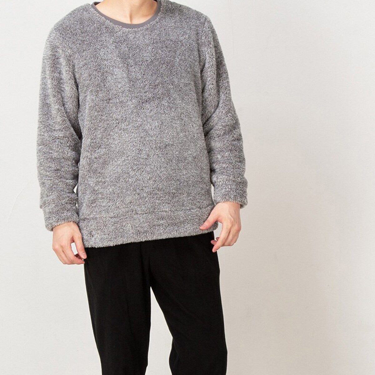 新品✨ アルベロベロ ボーダーフリースセットアップ ルームウェア wlp-men71-1.jpg