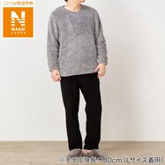 MEN ボアフリース上下セット(NウォームSP GY)