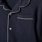 MEN テーラーパジャマ上下セット(NV M) 5枚目画像