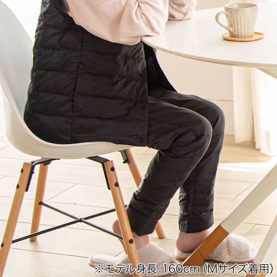 ダウン入りNウォーム パンツ(BK LL) 4枚目画像