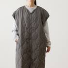 ダウン入り  ルームベスト ロング(Nウォーム DGY M) 2枚目画像