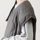 ダウン入り ルームベスト ロング(Nウォーム DGY M) 13枚目画像