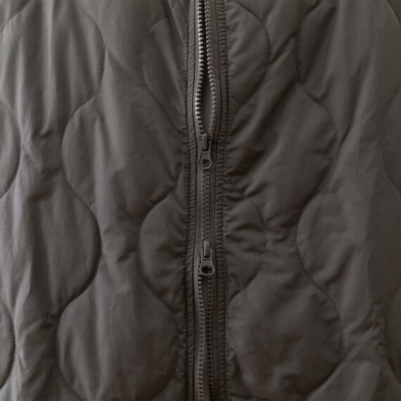 ダウン入り ルームベスト ロング(Nウォーム DGY M) 14枚目画像