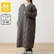 ダウン入り ルームコート ロング(Nウォーム DGY M)