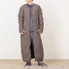 ダウン入り ルームコート ロング(Nウォーム DGY L) 4枚目画像