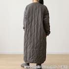 ダウン入り ルームコート ロング(Nウォーム DGY L) 7枚目画像