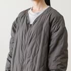 ダウン入り  ルームコート ロング(Nウォーム DGY L) 8枚目画像