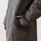 ダウン入り  ルームコート ロング(Nウォーム DGY L) 9枚目画像