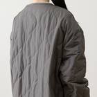 ダウン入り  ルームコート ロング(Nウォーム DGY L) 11枚目画像