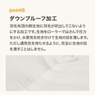 2枚合わせ羽毛掛ふとん セミダブル(NTR-2 K2414 SD) 12枚目画像