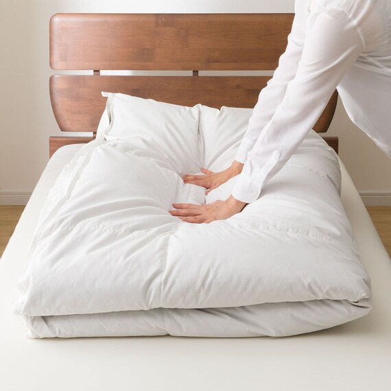 2枚合わせ羽毛掛ふとん セミダブル(NTR-2 K2414 SD) 15枚目画像