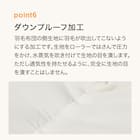 2枚合わせ羽毛掛ふとん ダブル(NTR-2 K2414 D) 12枚目画像