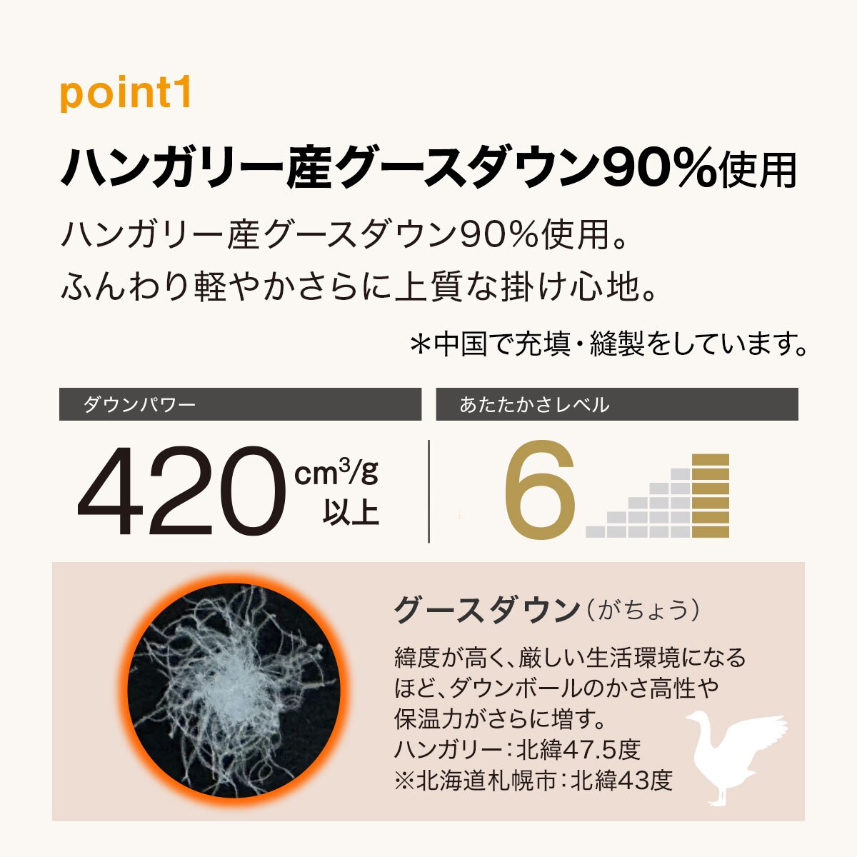 angel up 250mg 10個セット 割引 2点セット】羽毛掛ふとん セミダブル(ULG4 K2418)+羽毛布団専用カバー