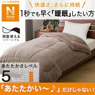 カバーなしで使える快適掛ふとん(NウォームSP K2412)
