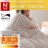 カバーなしで使える快適掛ふとん(NウォームSP K2412)