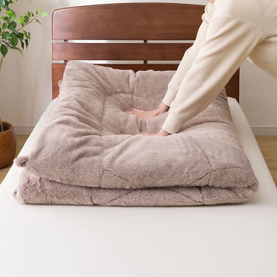 カバーなしで使える快適掛ふとん ダブル(NウォームSP K2412 D) 10枚目画像