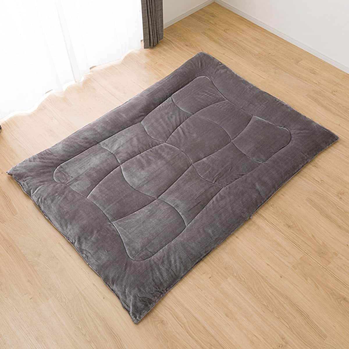 カバーなしで使える快適掛ふとん セミダブル(Nウォーム GY K2411 SD