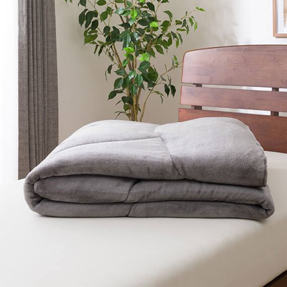 カバーなしで使える快適掛ふとん セミダブル(Nウォーム GY K2411 SD) 11枚目画像