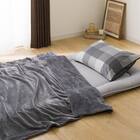 Nウォームカバー付き 布団セット 6点 (S2405 セミダブル グレー) 6枚目画像